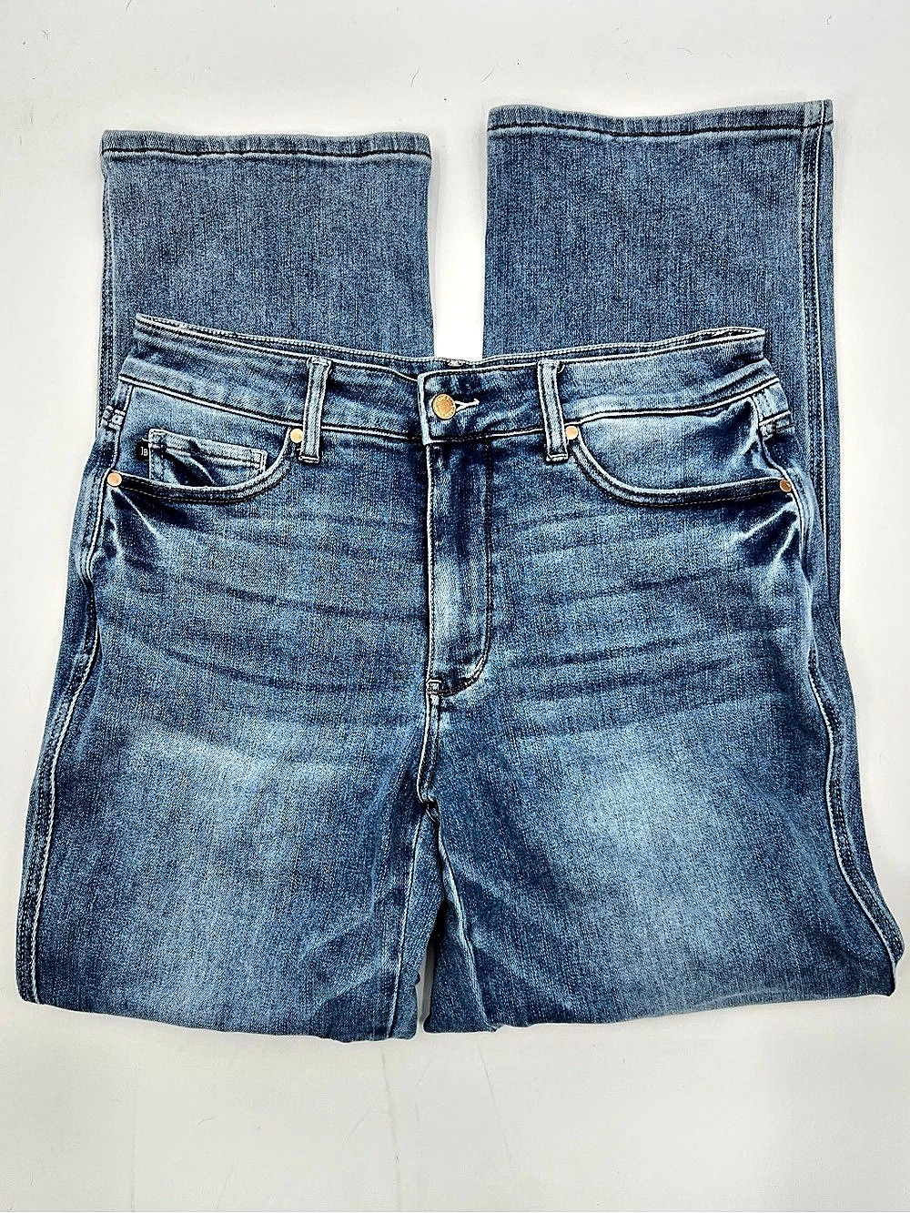 J101 Judy Blue Straight Leg Jeans Blue Size 14W Like New